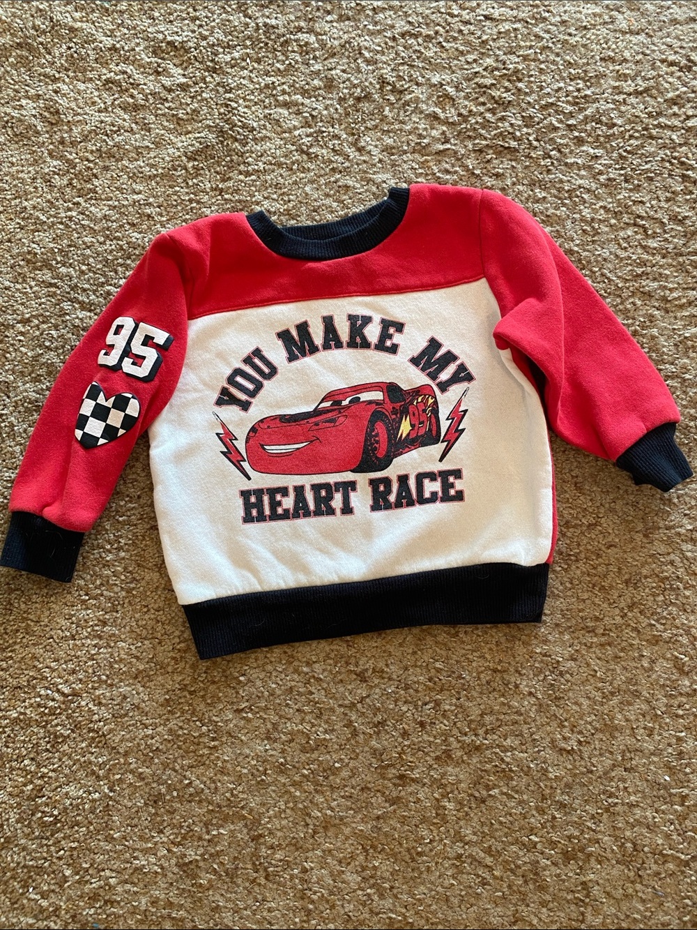 Lightning McQueen sweatshirt